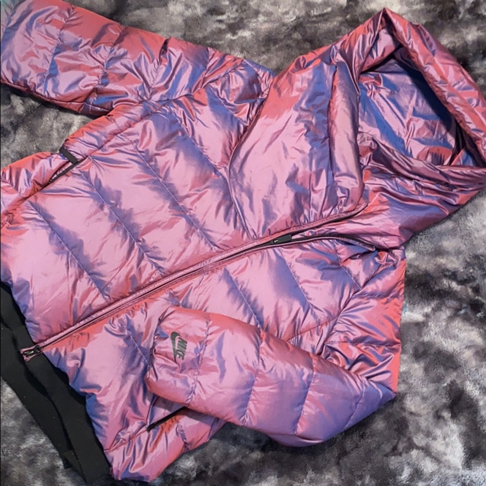 Iridescent Purple Nike Winter Coat